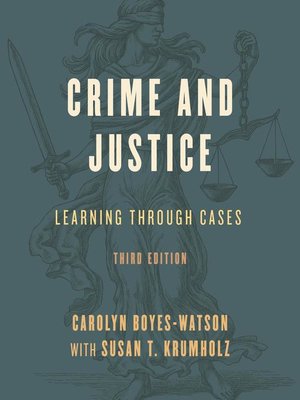 cover image of Crime and Justice